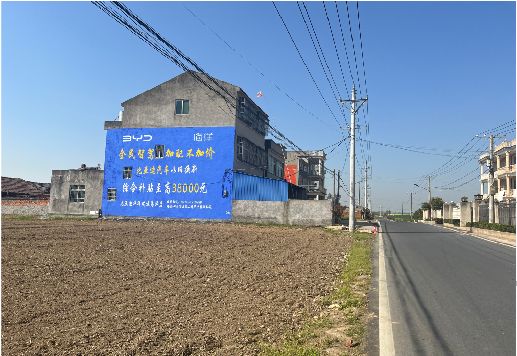 蒙城墙体广告用的是什么漆？