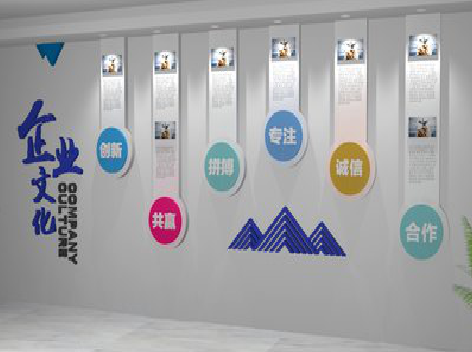 蒙城企业文化墙需要传递什么办公文化？